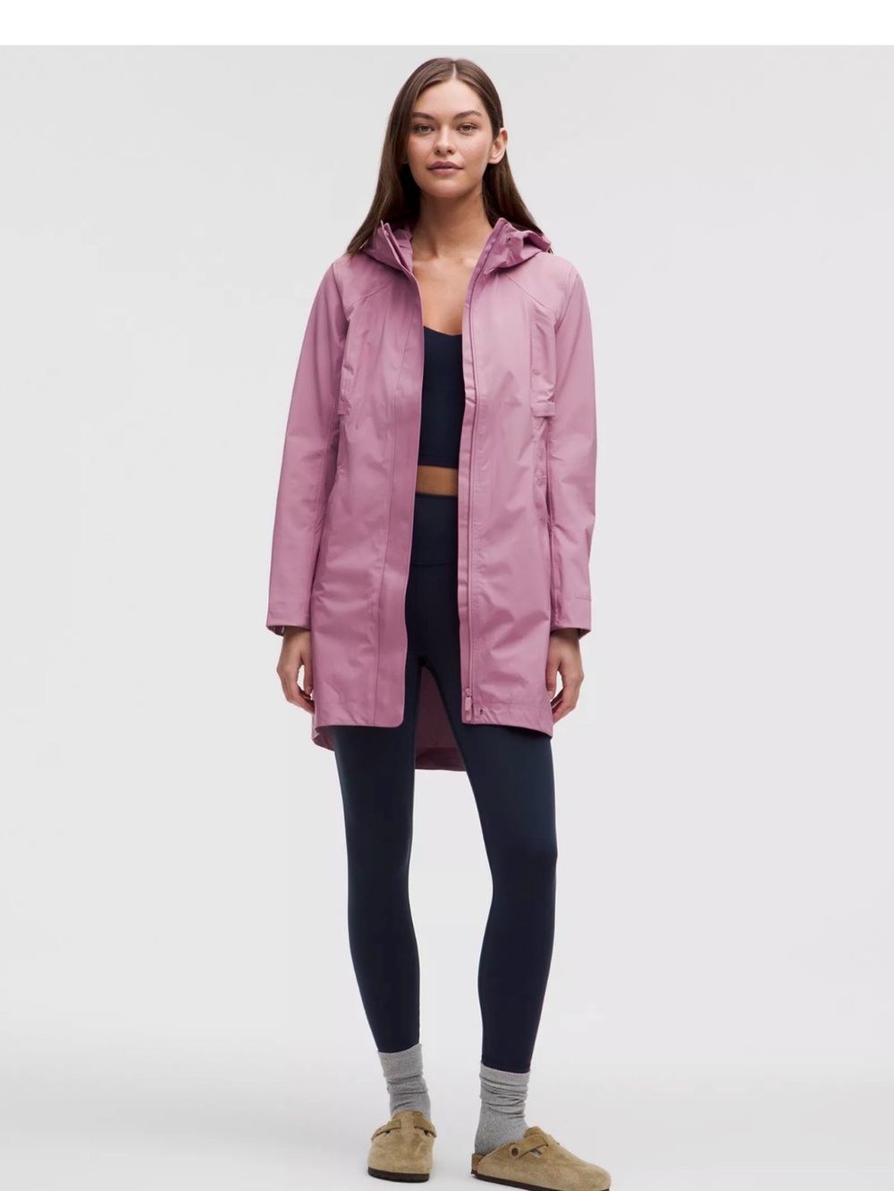 Rain Rebel Jacket in Velvet Dust -  Women's Hooded Rain Jacket